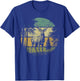 Vintage Deer Retro Forest Wildlife Outdoor Nature Graphic T-Shirt - T-Shirt | Royal