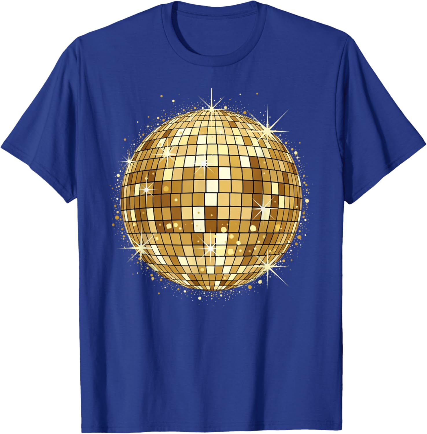 Retro Party Disco Ball T-Shirt - T-Shirt | Royal
