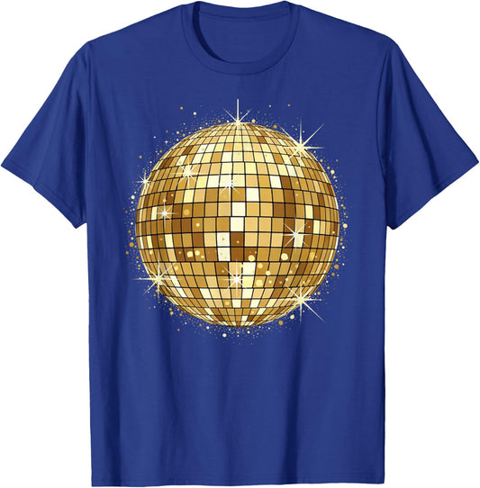 Retro Party Disco Ball T-Shirt - T-Shirt | Royal