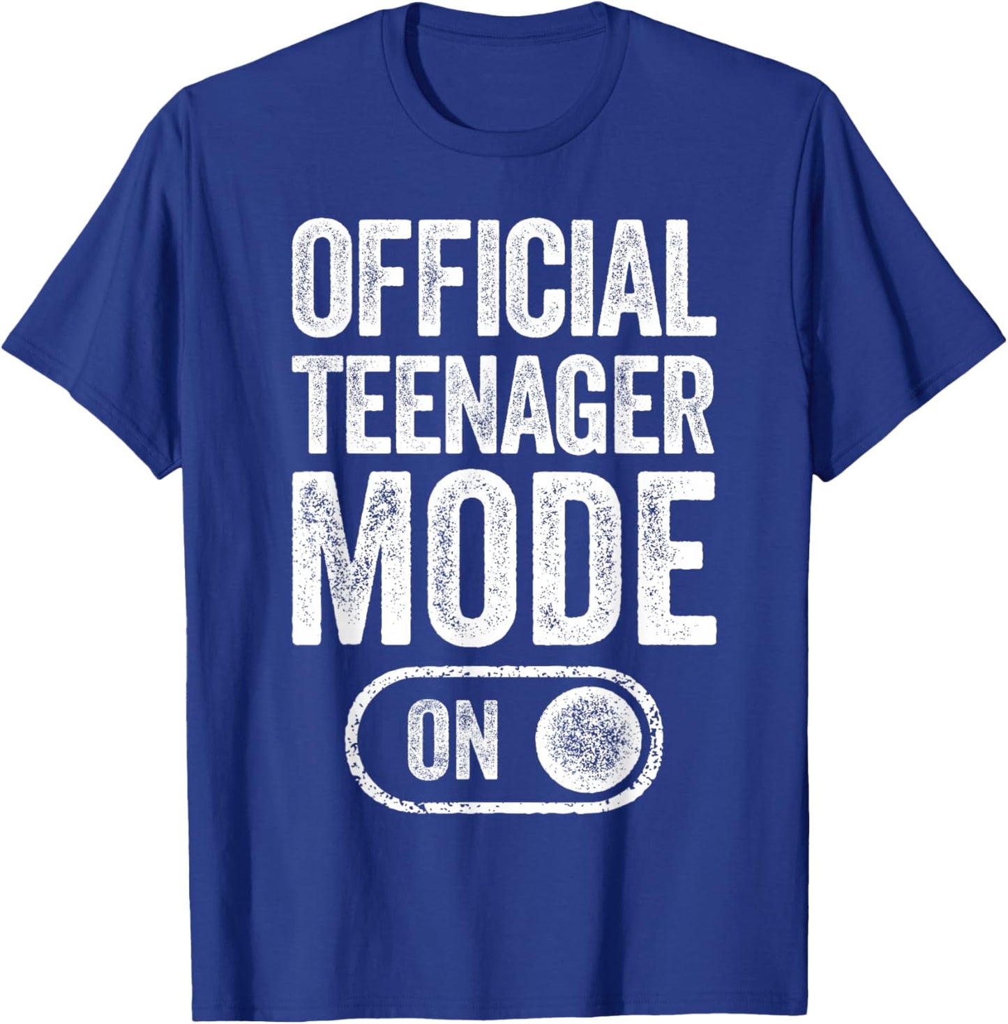 Official Teenager Mode On 13Th Birthday Gifts 13 Years Old T-Shirt - T-Shirt | Royal