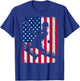 Retro USA Cricket Jersey America Cricket in USA T-Shirt - T-Shirt | Royal
