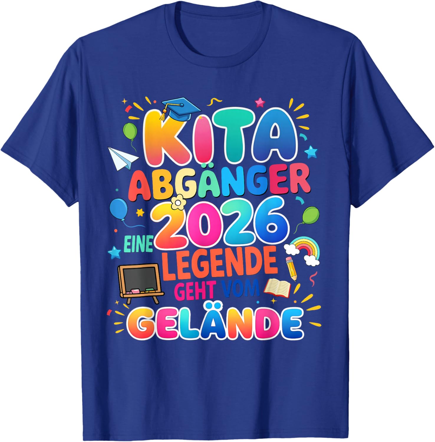 Kita abgänger 2026 Einschulung Schulkind Junge mädchen T-Shirt - T-Shirt | Royal