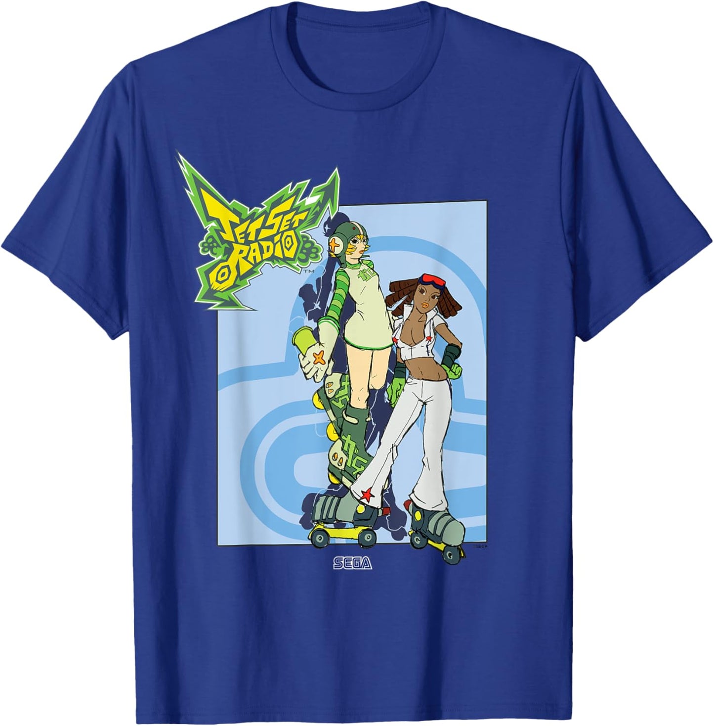 Jet Set Radio Duo Gum, Piranha SEGA Dreamcast Video Game T-Shirt - T-Shirt | Royal