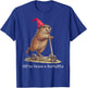 Off to Cause A Kerfuffle Groundhog T-Shirt - T-Shirt | Royal