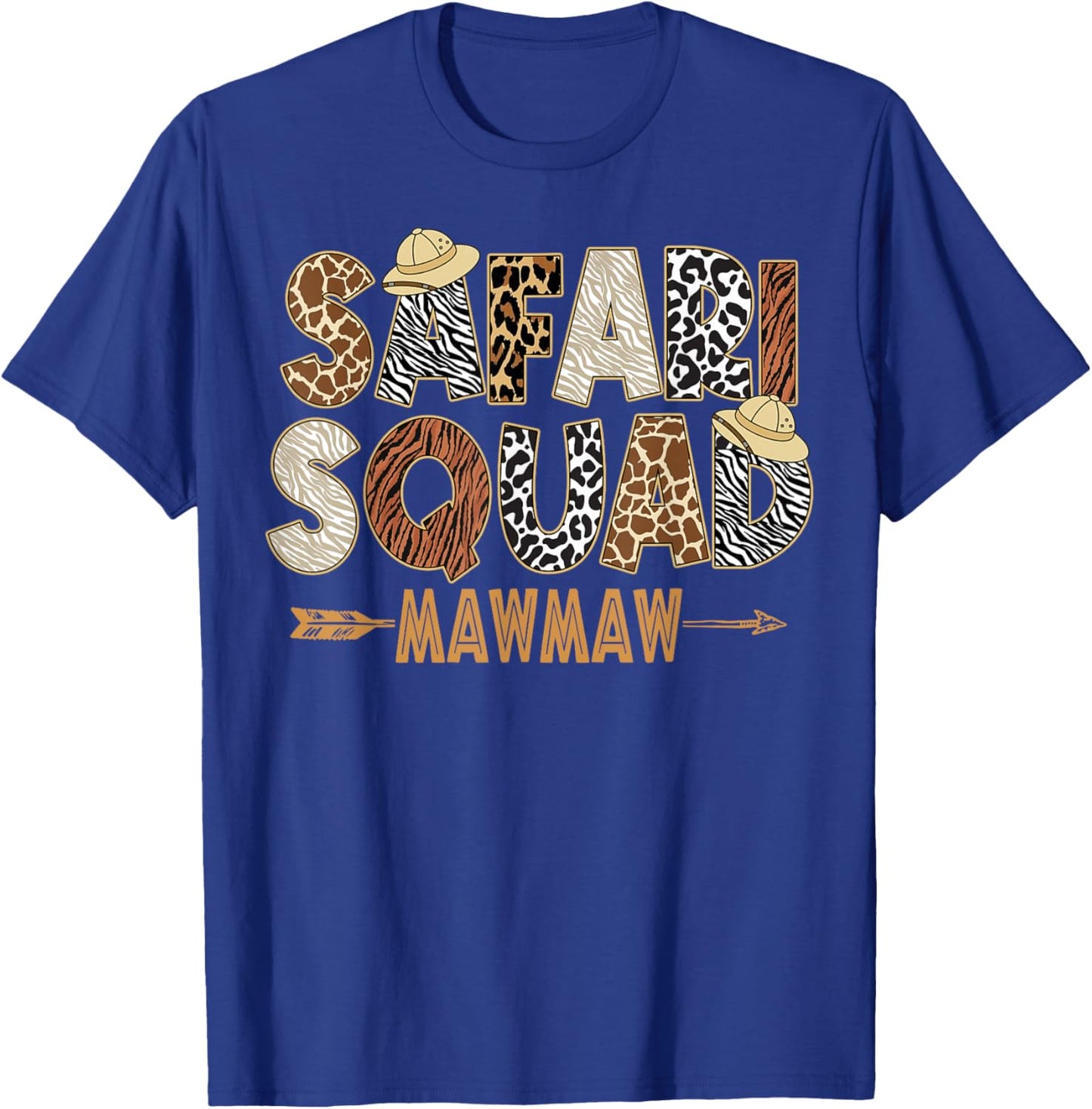 Safari Zoo Safari Squad Mawmaw of Birthday Boy Girl T-Shirt - T-Shirt | Royal