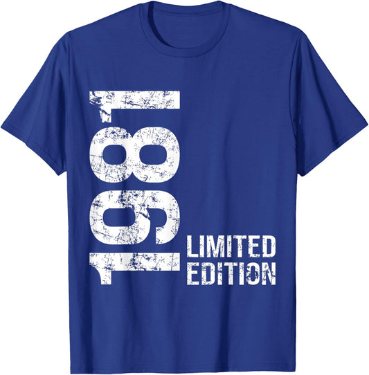 Men's 45th Birthday 1981 T-Shirt - T-Shirt | Royal