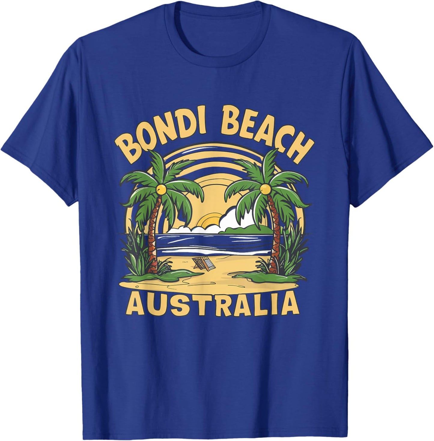 Bondi Beach Australia T-Shirt - T-Shirt | Royal