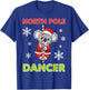 North Pole Dancer Cute Koala Funny Christmas Santa Joke T-Shirt - T-Shirt | Royal