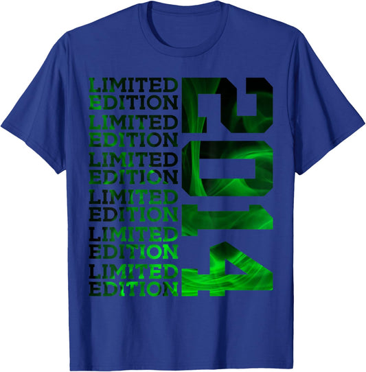 12 Years Limited Edition 2014 12TH Birthday T-Shirt - T-Shirt | Royal