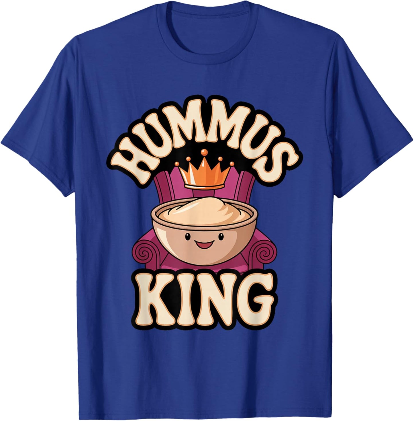 Hummus King T-Shirt - T-Shirt | Royal