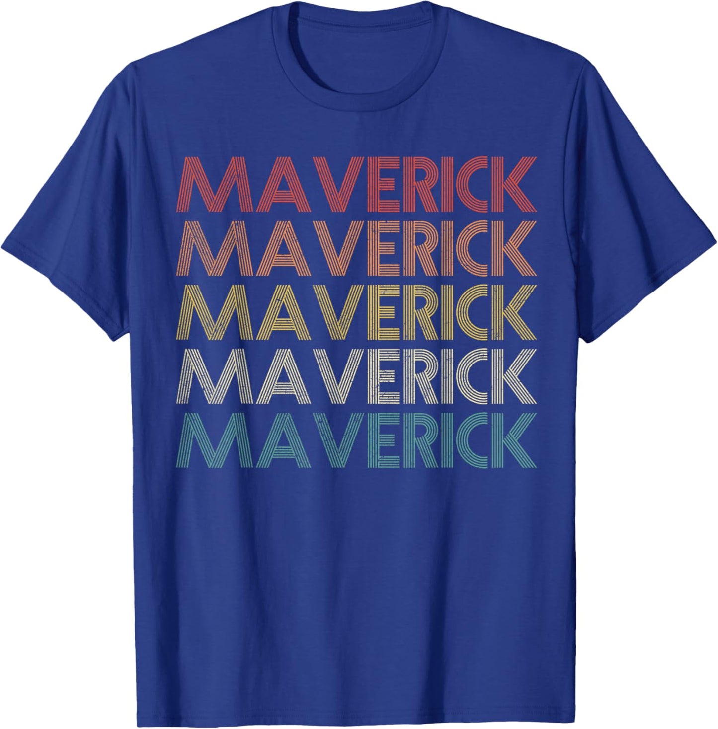 Maverick Retro Vintage T-Shirt - T-Shirt | Royal