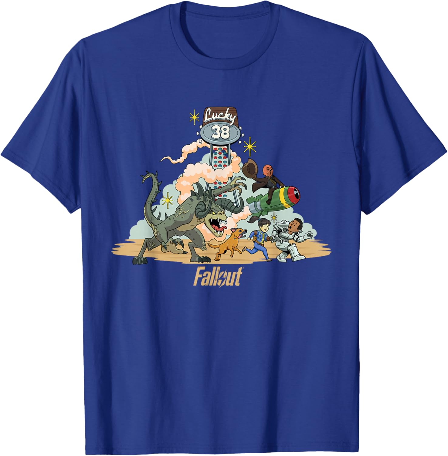 Fallout - New Vegas T-Shirt - T-Shirt | Royal