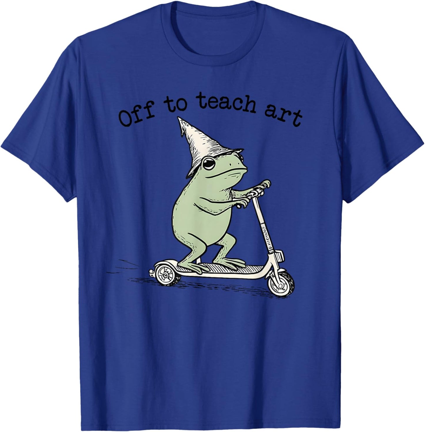 Off to Teach Art Teacher Funny Back to School Drawing Kids T-Shirt - T-Shirt | Royal