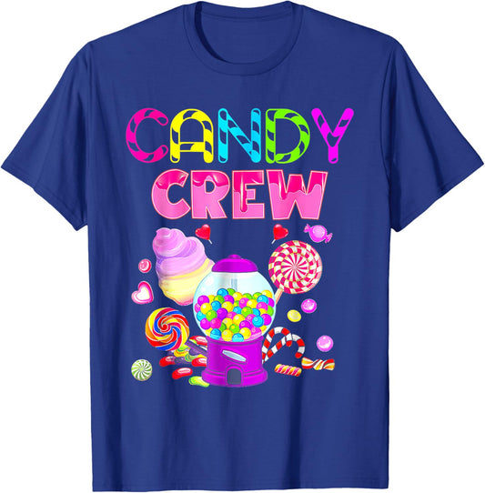 Candy Crew Decorations Sweetie Candy Squad Candy Halloween T-Shirt - T-Shirt | Royal