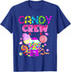 Candy Crew Decorations Sweetie Candy Squad Candy Halloween T-Shirt - T-Shirt | Royal
