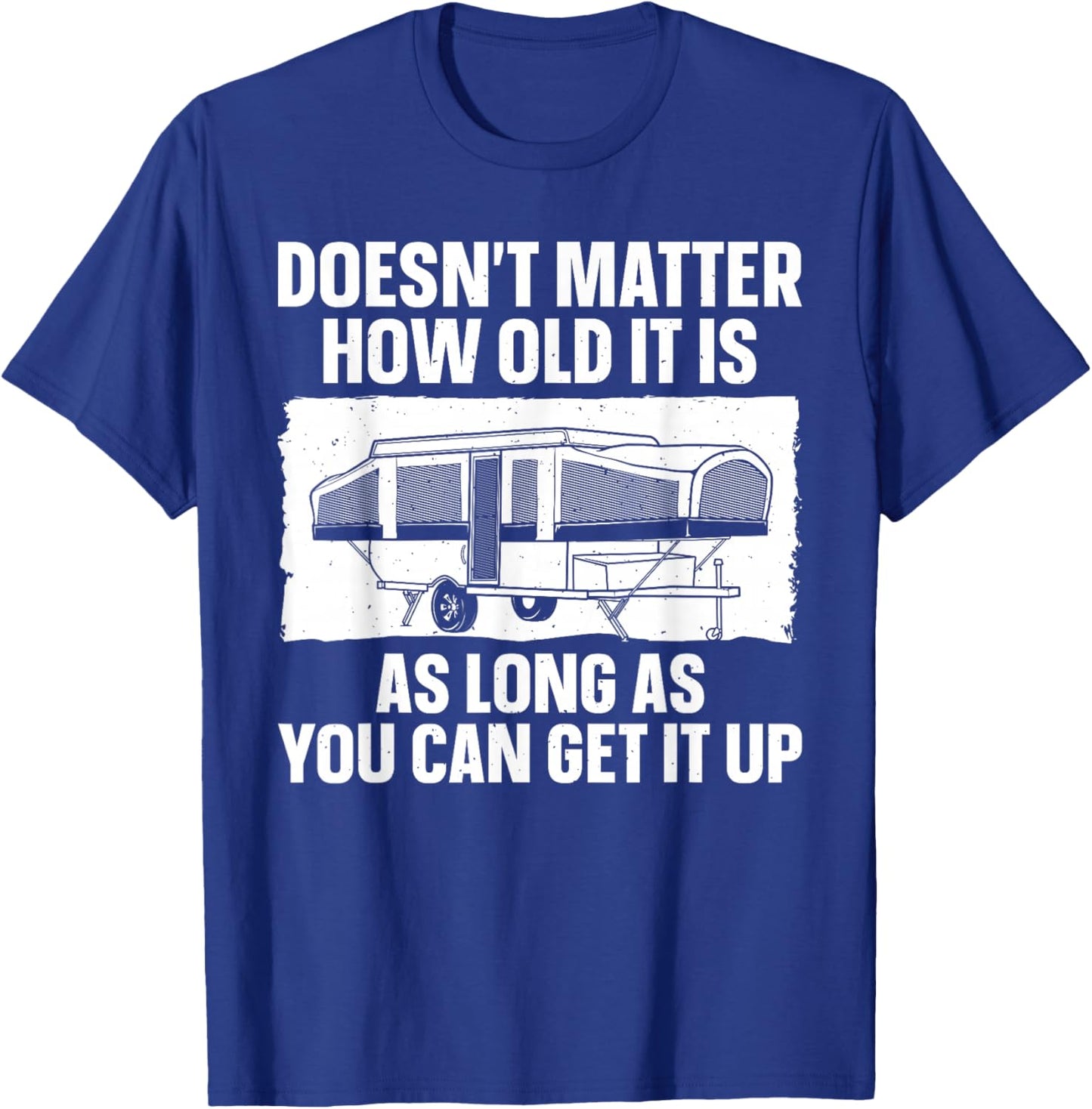 Best Pop Up Camper Art Women Pop Up Trailer Camping T-Shirt - T-Shirt | Royal