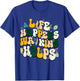 Life Happens Walking Helps Funny Walking Lovers T-Shirt - T-Shirt | Royal
