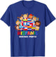 Kids National Hispanic Heritage Month Children Latin Flags T-Shirt - T-Shirt | Royal