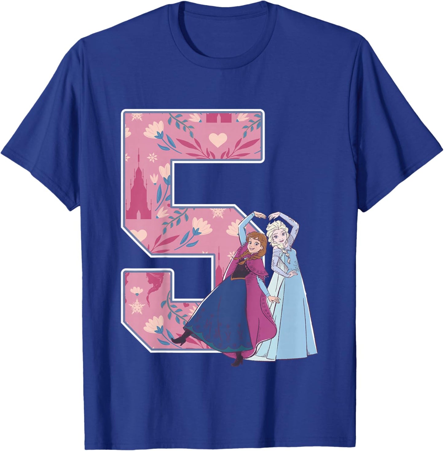 Frozen Sisters 5 Geburtstag T-Shirt - T-Shirt | Royal