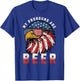 My Pronoun Is BEER USA Eagle American Funny 4th of July T-Shirt - T-Shirt | Royal