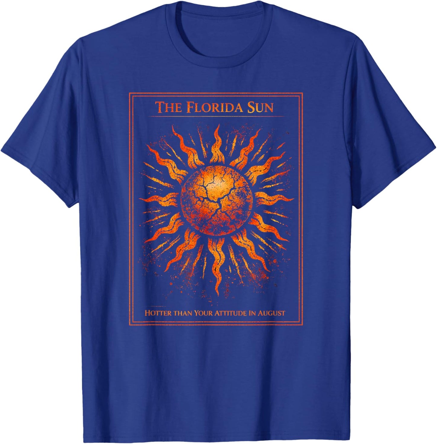 The Florida Sun Tarot Card Summer T-Shirt - T-Shirt | Royal