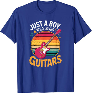 Boys Guitar T-Shirt - T-Shirt | Royal