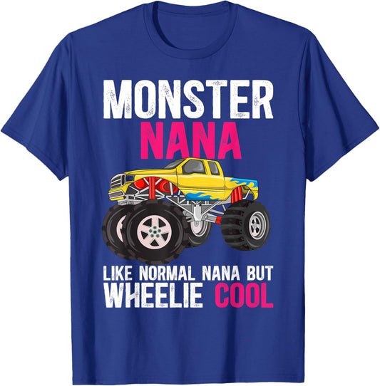 Monster Truck Nana Definition Monster Truck Nana Grandma T-Shirt - T-Shirt | Royal
