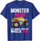 Monster Truck Nana Definition Monster Truck Nana Grandma T-Shirt - T-Shirt | Royal