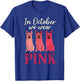 in October We Wear Pink German Shepherd Dog Lover T-Shirt - T-Shirt | Royal