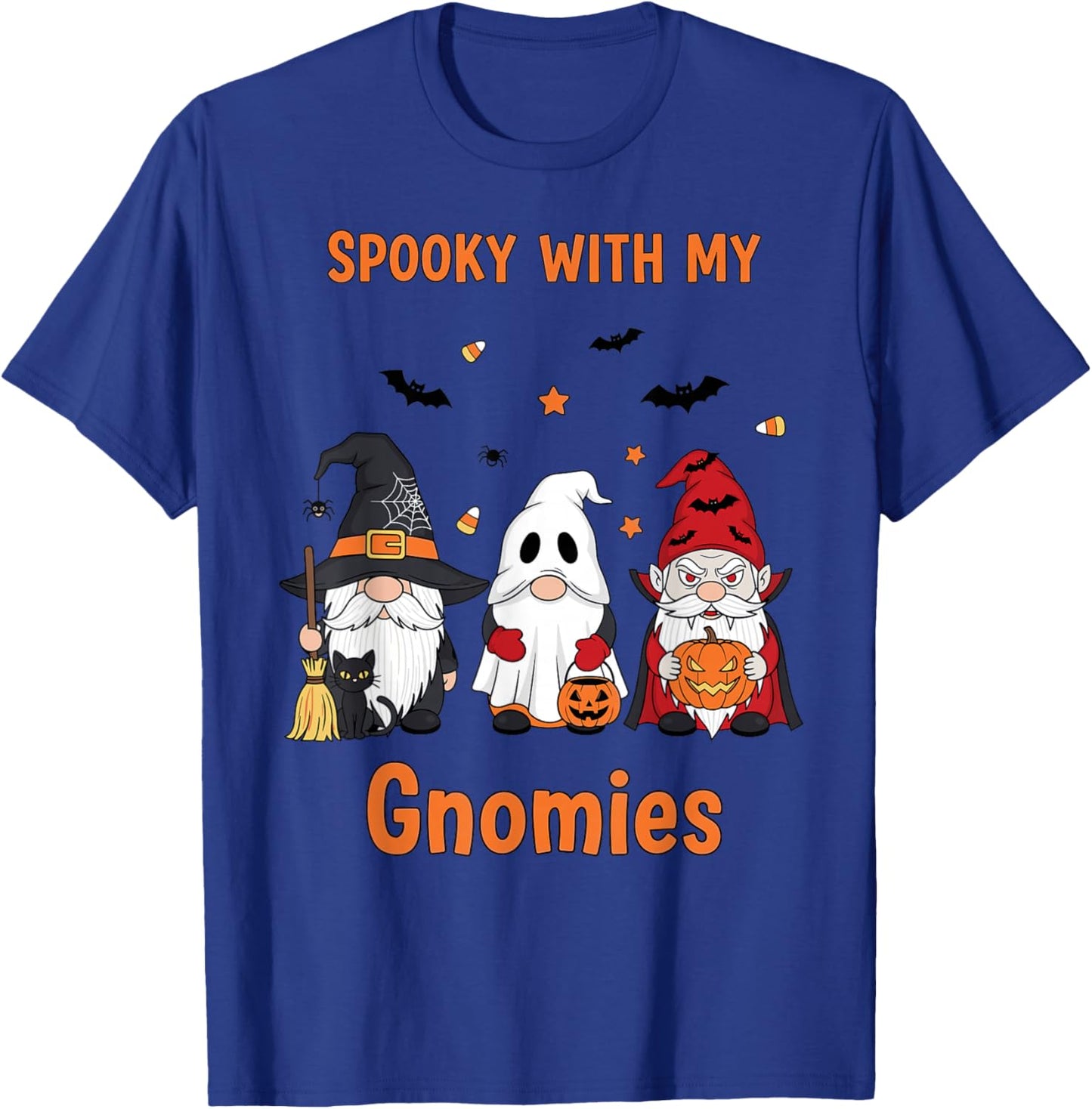 Halloween Gnome Costume Squad Witch Ghost Vampire T-Shirt - T-Shirt | Royal