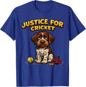 Justice for Cricket T-Shirt - T-Shirt | Royal
