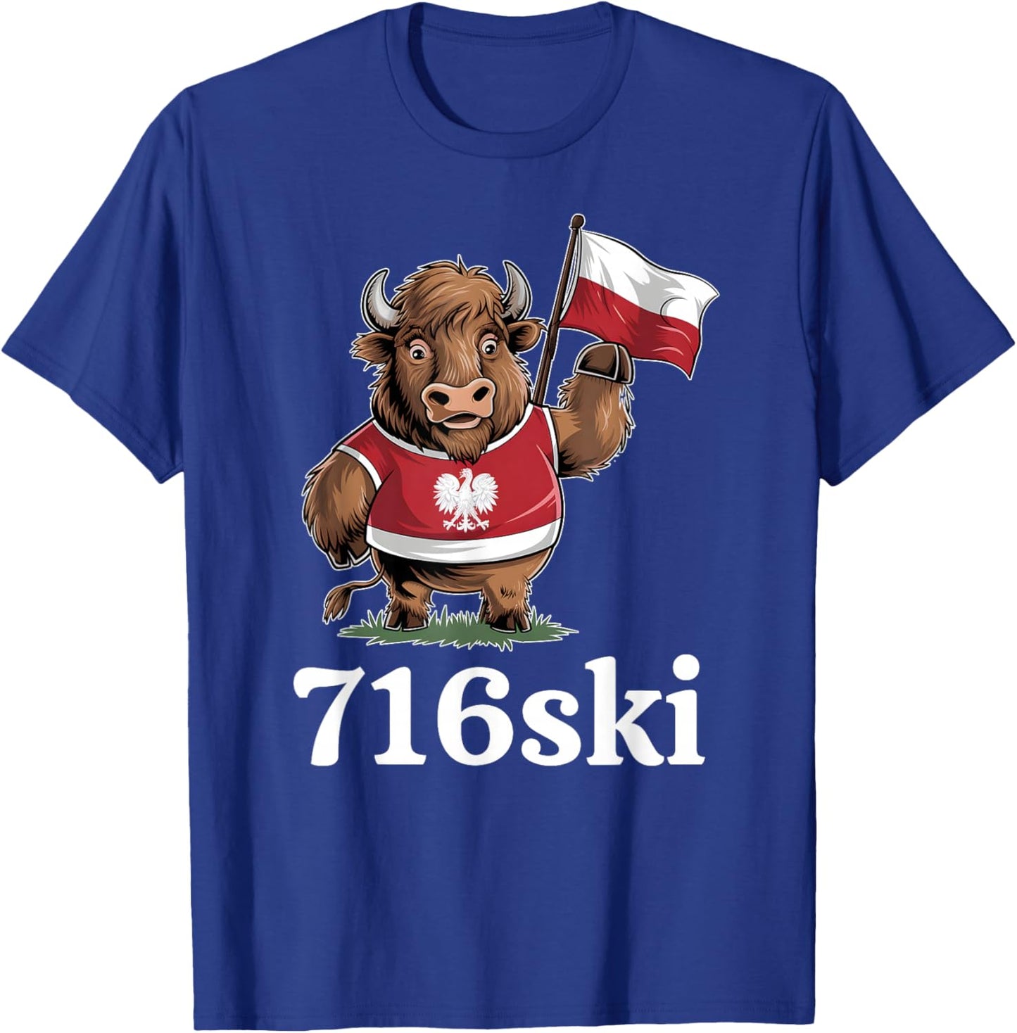716ski Dyngus Day 2025 in Buffalo, New York Polish American T-Shirt - T-Shirt | Royal