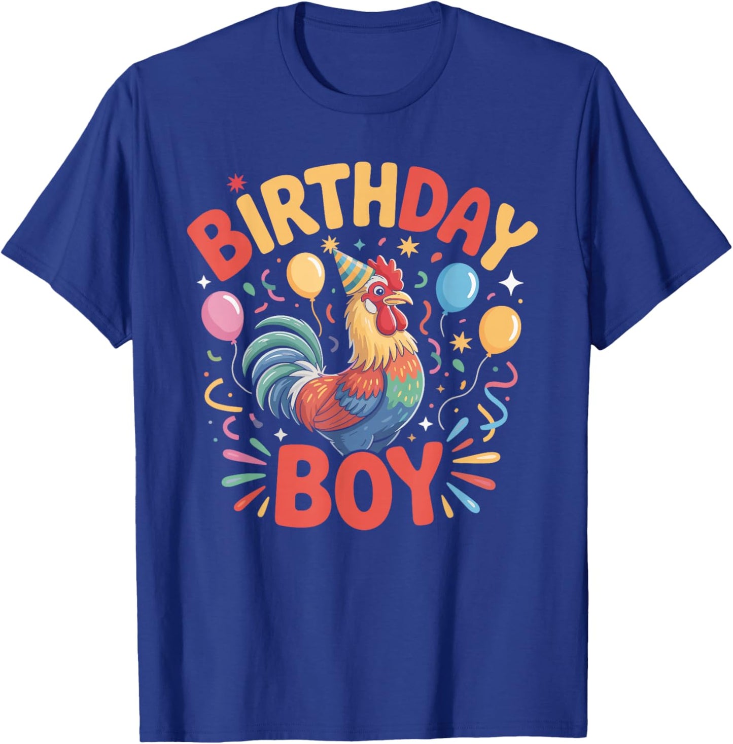 Birthday Boy Rooster Rooster Shirt for Birthday T-Shirt - T-Shirt | Royal