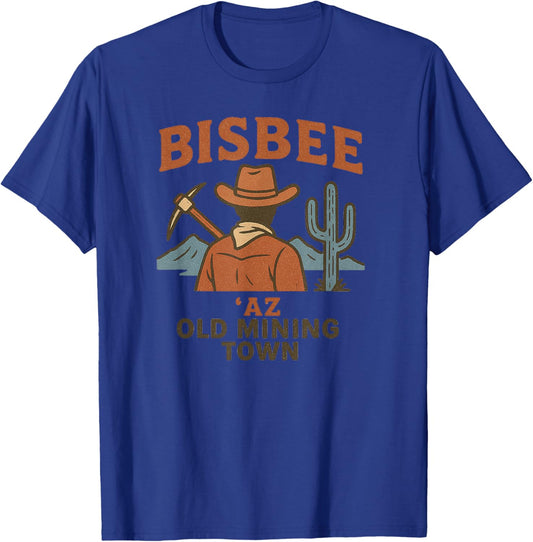 Vintage Bisbee AZ Mining Town T-Shirt - T-Shirt | Royal