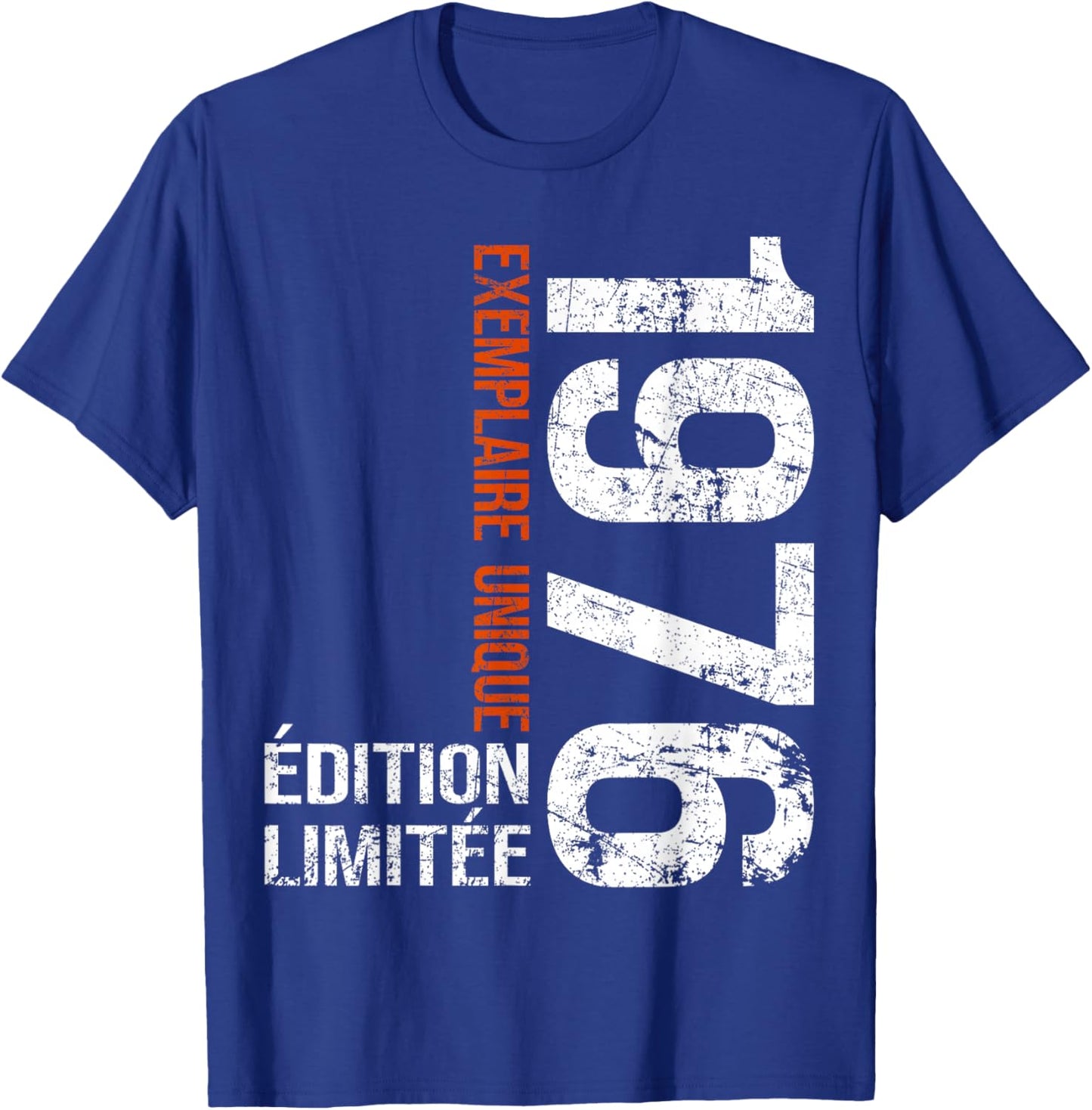 Vintage 1976 Gift 50 Years Man Birthday Humour T-Shirt - T-Shirt | Royal
