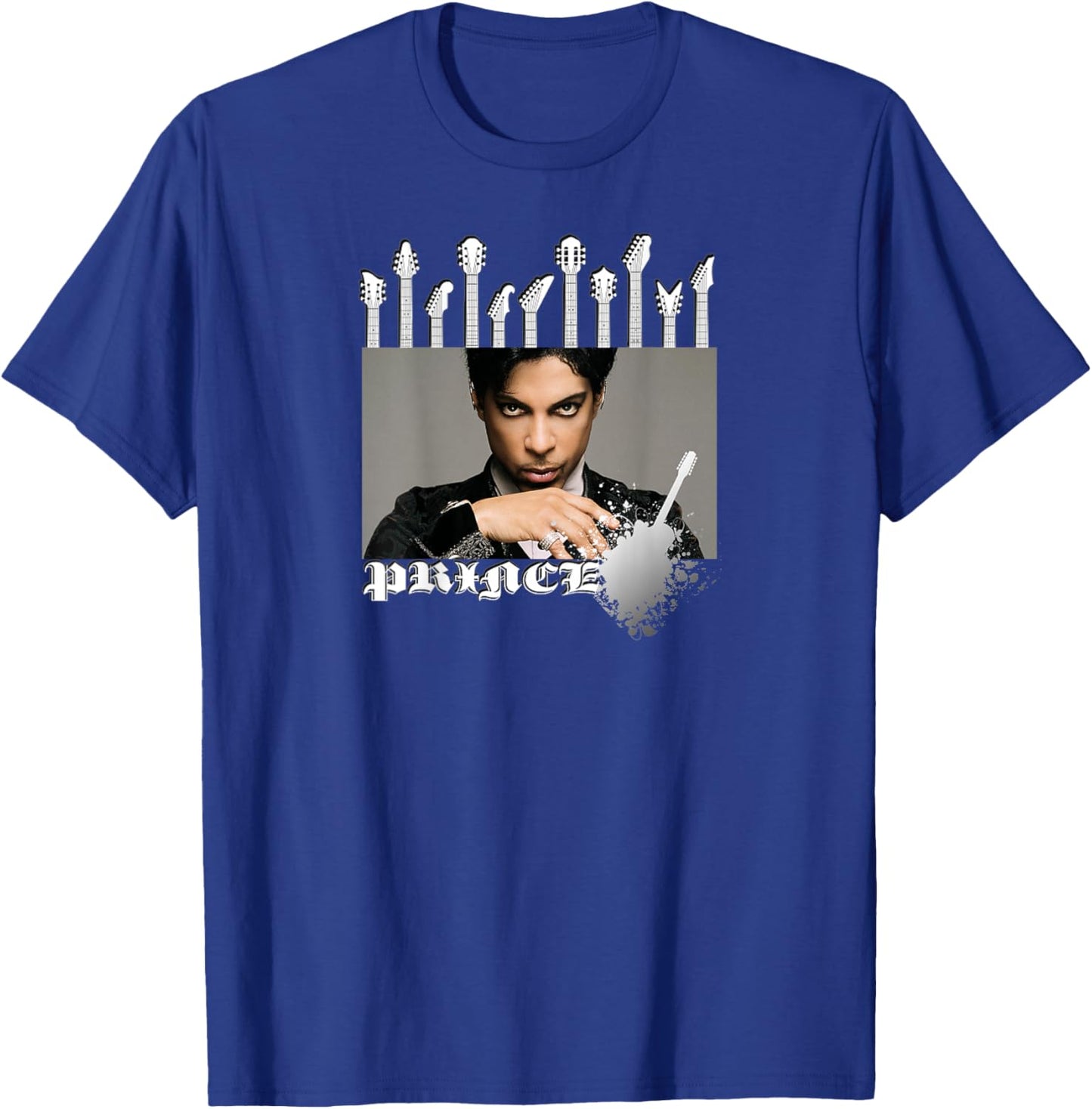 Prince_Purple Rain_072_Back Printed T-Shirt - T-Shirt | Royal