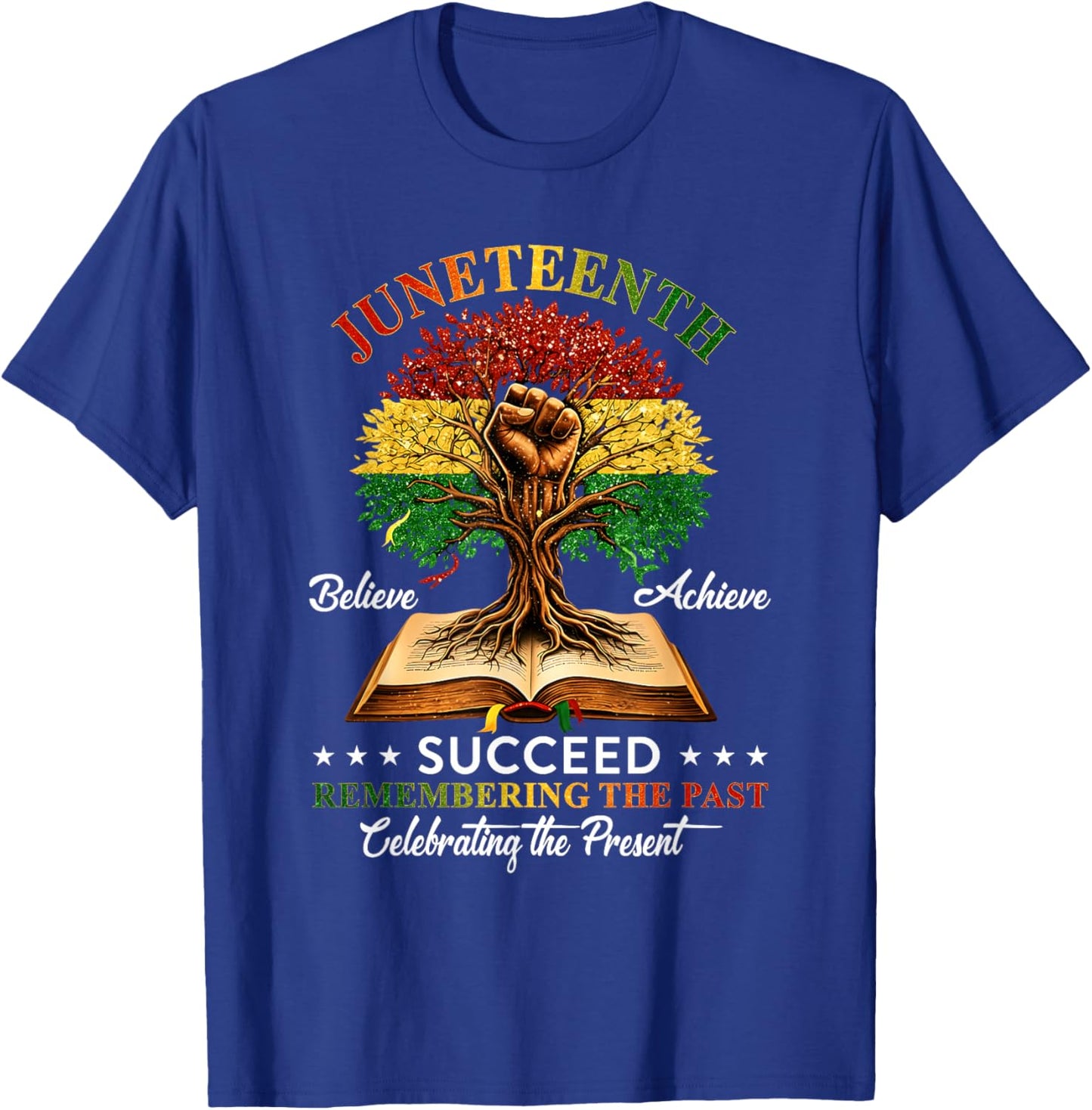 Juneteenth is My Independence Day African 1865 Juneteenth T-Shirt - T-Shirt | Royal