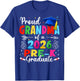 Proud Grandma Class of 2026 Pre-K Graduate Graduation Family T-Shirt - T-Shirt | Royal