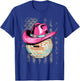 Retro Style Pink Cowboy Hat Club Disco Ball T-Shirt - T-Shirt | Royal