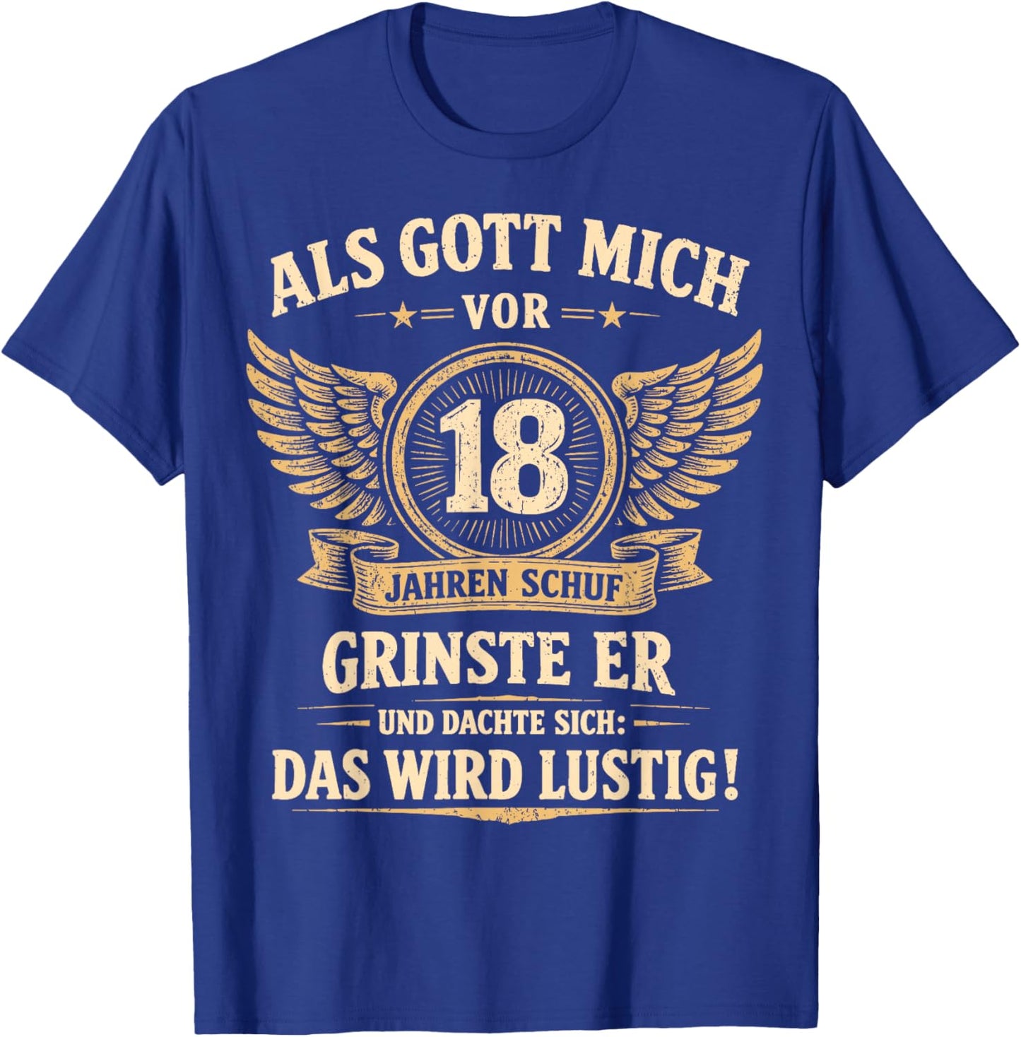 18th Birthday Boy Girl 18 Years 2008 Funny Gift T-Shirt - T-Shirt | Royal