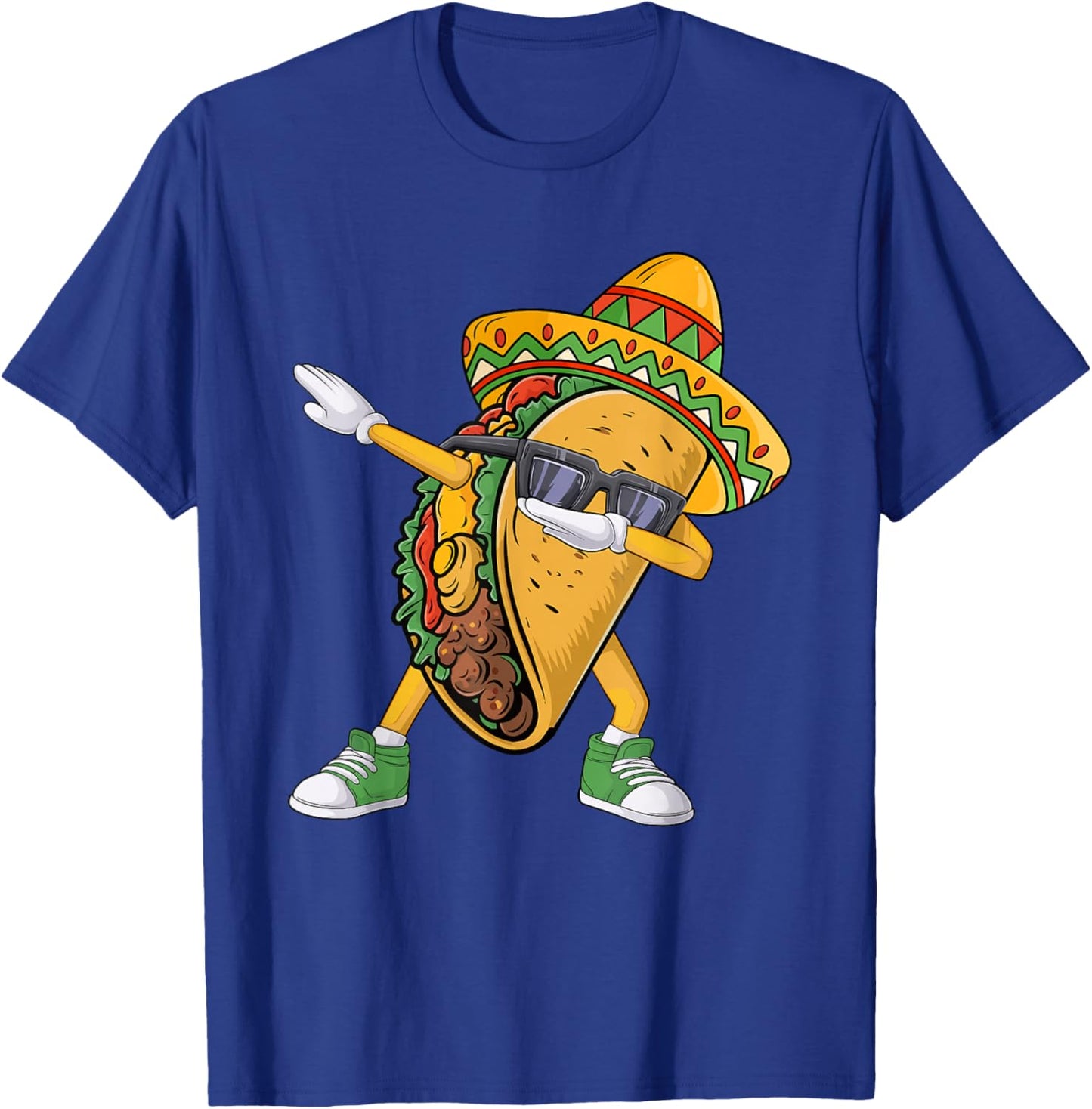 Dabbing Taco Cinco de Mayo Funny Mexican Food Dab Boys Kids T-Shirt - T-Shirt | Royal