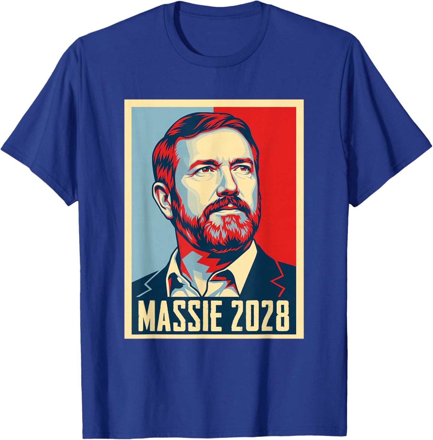 Hope Massie 2028 for President Thomas Massie 2028 T-Shirt - T-Shirt | Royal