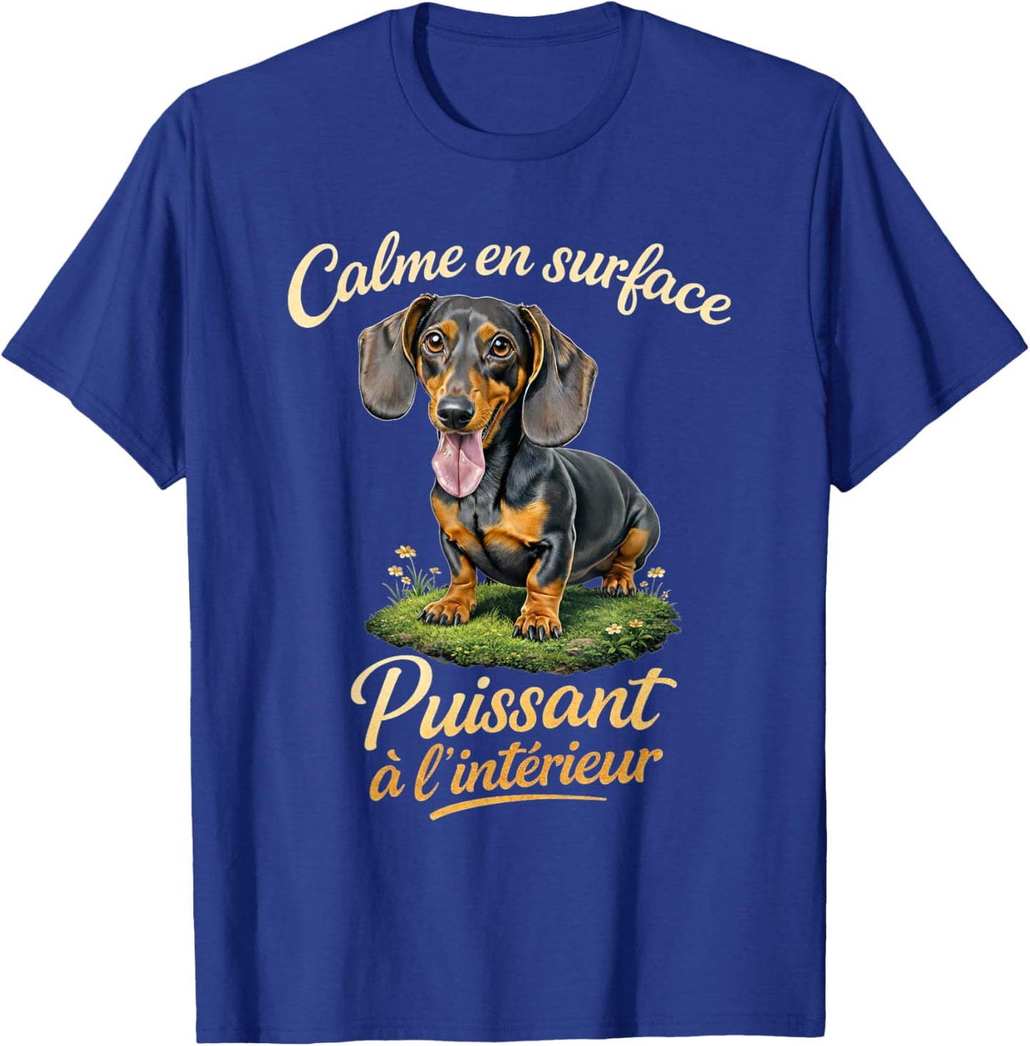 Idée Cadeau pour Fan de Chien et Amoureux de Teckel T-Shirt - T-Shirt | Royal
