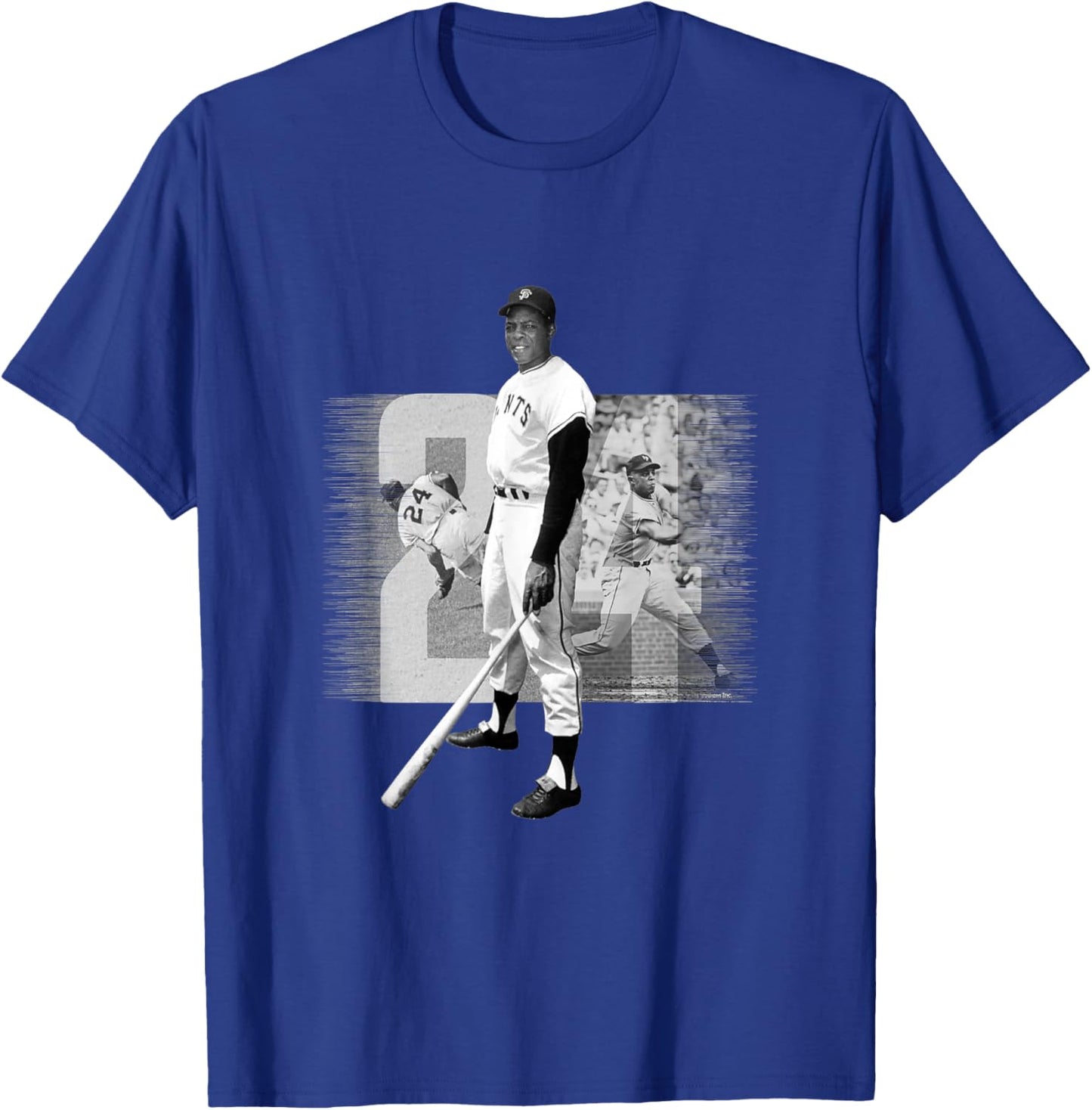 Willie Mays_Baseball_020 T-Shirt - T-Shirt | Royal