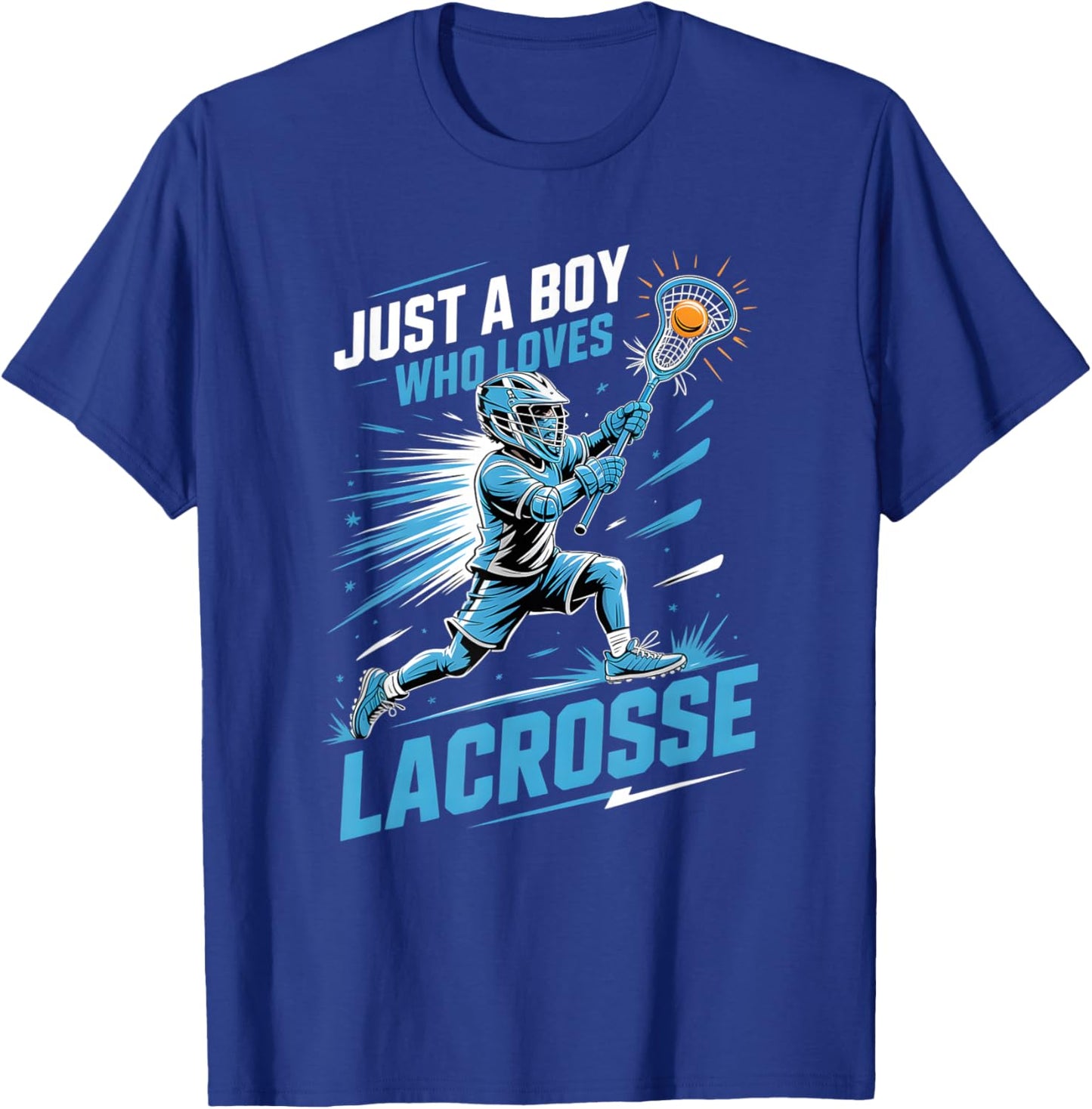Boys Lacrosse T-Shirt - T-Shirt | Royal