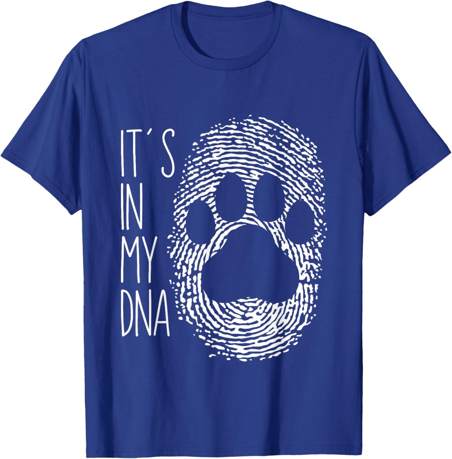 Cat Fingerprint Cats Lover T-Shirt - T-Shirt | Royal