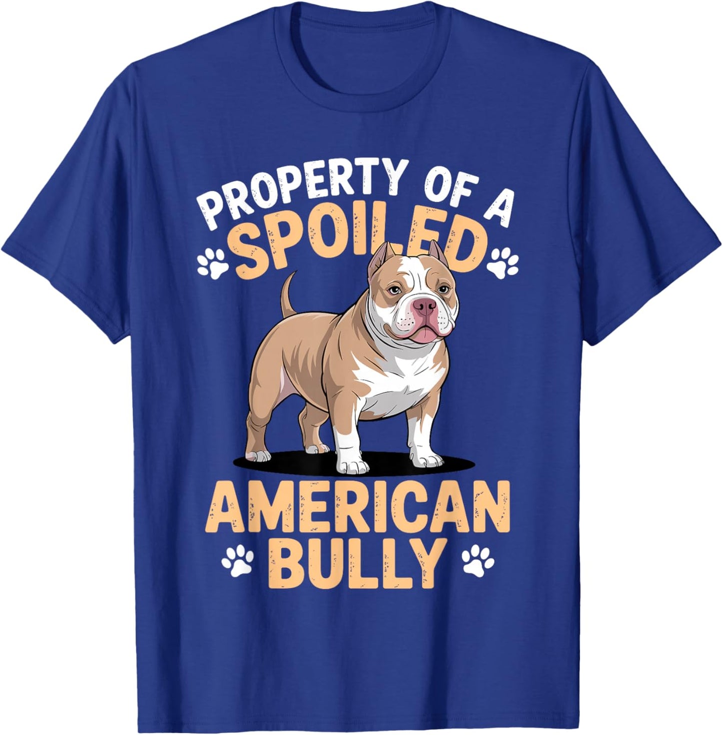 American Bully Art Women Kids American Bully Lover T-Shirt - T-Shirt | Royal