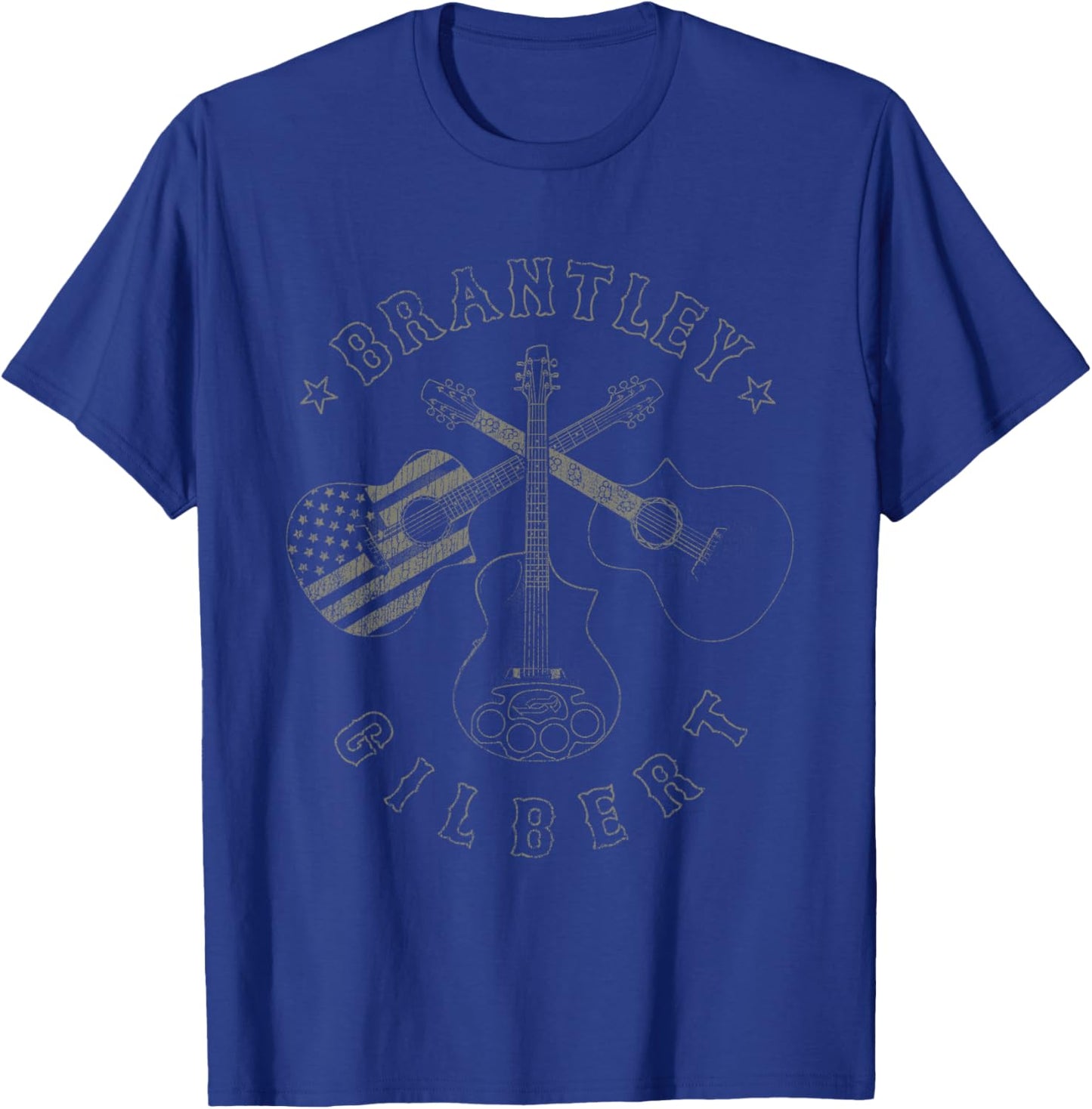 Brantley Gilbert - Guitar T-Shirt - T-Shirt | Royal