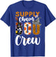 Supply Chain Boo Crew Halloween Matching Analyst T-Shirt - T-Shirt | Royal
