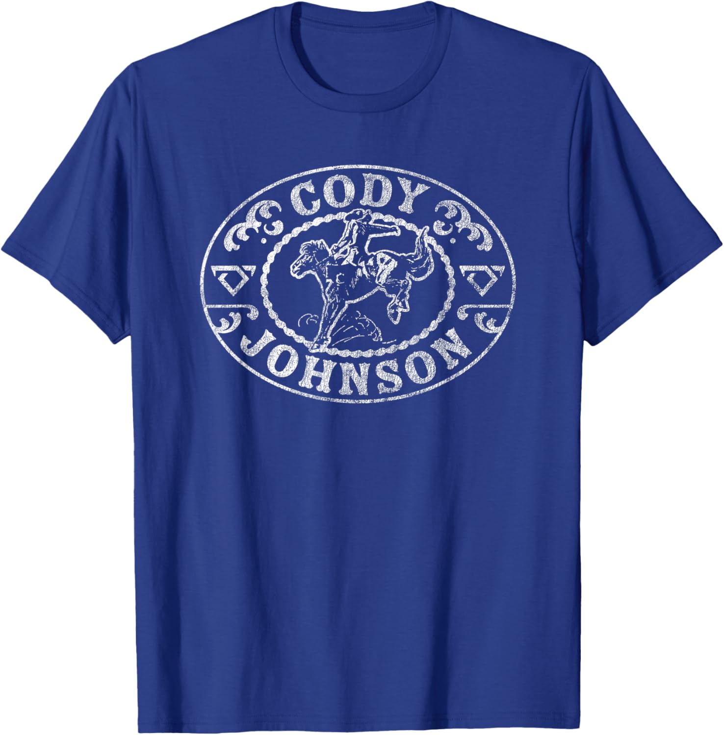 1 Color Buckle T-Shirt - T-Shirt | Royal